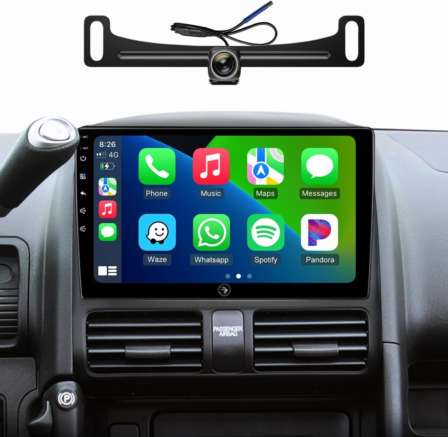 AINAVI 9in Linux Car Stereo Honda CRV 2002-2006 Wireless CarPlay Android Auto