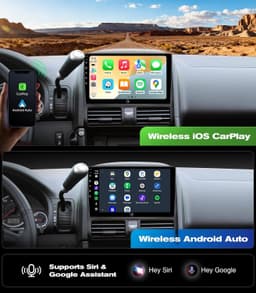 AINAVI 9in Linux Car Stereo Honda CRV 2002-2006 Wireless CarPlay Android Auto gallery image 3