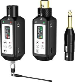 ACEMIC UHF Wireless XLR Transmitter Receiver System 1200 Channels 15V 48V gallery image 1