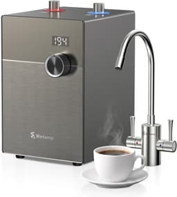 WINTEMP Under Sink Hot Water Dispenser 0.66 Gal Tank Hot Cold Faucet 1300W gallery image 1