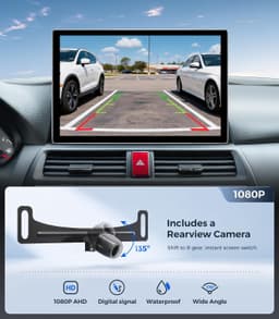 AINAVITO 11.5in Android 13 Car Radio Honda Accord 2008-2013 CarPlay 4GB 64GB gallery image 6