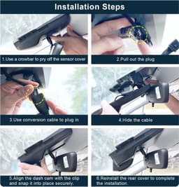 mangoal 4K 1080P Dash Cam for Hyundai Tucson Santa Cruz 2022-2026 128GB GPS gallery image 4