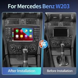 Uckazy 7in CarPlay Android Auto Radio Mercedes W203 W463 2004-2007 Linux gallery image 2