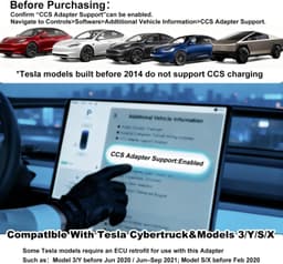 Aurisyn 2-in-1 CCS1 J1772 to Tesla NACS Charging Adapter 500V 80A gallery image 4