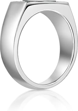 Metro Jewelry Men's Malachite Ring 925 Sterling Silver Size 11 Signet Band gallery image 2