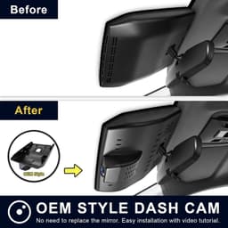 mangoal Dash Cam Toyota Prius Prime 2023-2026 Front 4K Rear 1080P GPS 128GB gallery image 4