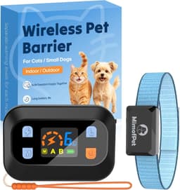 MIMOFPET B2 MINI Wireless Pet Barrier Rechargeable Collar Cats Small Dogs gallery image 1