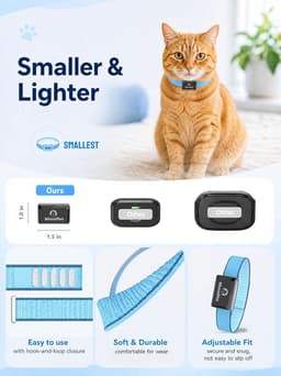 MIMOFPET B2 MINI Wireless Pet Barrier Rechargeable Collar Cats Small Dogs gallery image 2