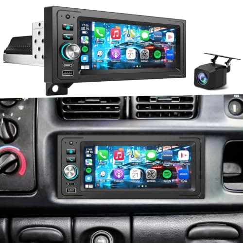 Connorddo 6.9in Car Stereo Dodge Ram Jeep Chrysler CarPlay Android Auto