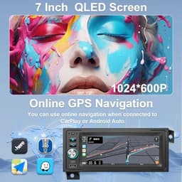Connorddo 6.9in Car Stereo Dodge Ram Jeep Chrysler CarPlay Android Auto gallery image 4