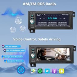 Connorddo 6.9in Car Stereo Dodge Ram Jeep Chrysler CarPlay Android Auto gallery image 5