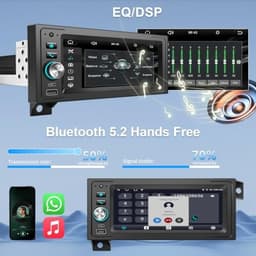 Connorddo 6.9in Car Stereo Dodge Ram Jeep Chrysler CarPlay Android Auto gallery image 6