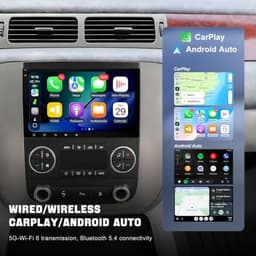 4uAuto 8in Android 13 Car Stereo Silverado Sierra 2007-2013 4GB 64GB gallery image 2