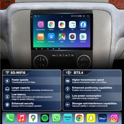 4uAuto 8in Android 13 Car Stereo Silverado Sierra 2007-2013 4GB 64GB gallery image 5