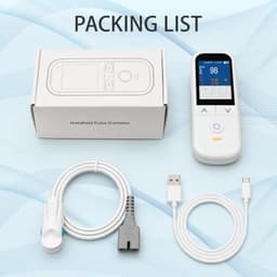 MedChirrup Handheld Pulse Oximeter Adult Child Probes OLED Rechargeable gallery image 7