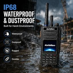 KAYOTOM D16 2-Pack 4G LTE PoC UHF 400-480MHz Two-Way Radios GPS IP68 gallery image 7