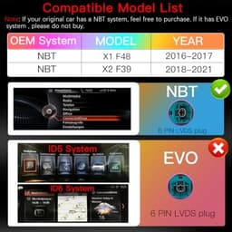 Uckazy 12.8in QLED Car Stereo BMW X1 F48 X2 F39 NBT 2016-2017 gallery image 2