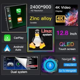 Uckazy 12.8in QLED Car Stereo BMW X1 F48 X2 F39 NBT 2016-2017 gallery image 4