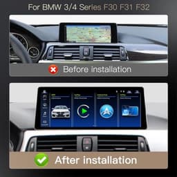 Uckazy 12.8in QLED CarPlay Screen BMW 3 4 Series F30-F36 2013-2016 gallery image 2