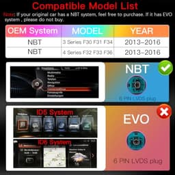 Uckazy 12.8in QLED CarPlay Screen BMW 3 4 Series F30-F36 2013-2016 gallery image 3
