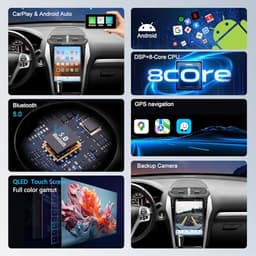 SSXIE 12.1in Android Car Stereo Ford Explorer 2011-2019 2GB 32GB gallery image 3
