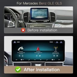 Uckazy 12.8in QLED CarPlay Screen Mercedes GLE W166 GLS X166 2016-2018 gallery image 2
