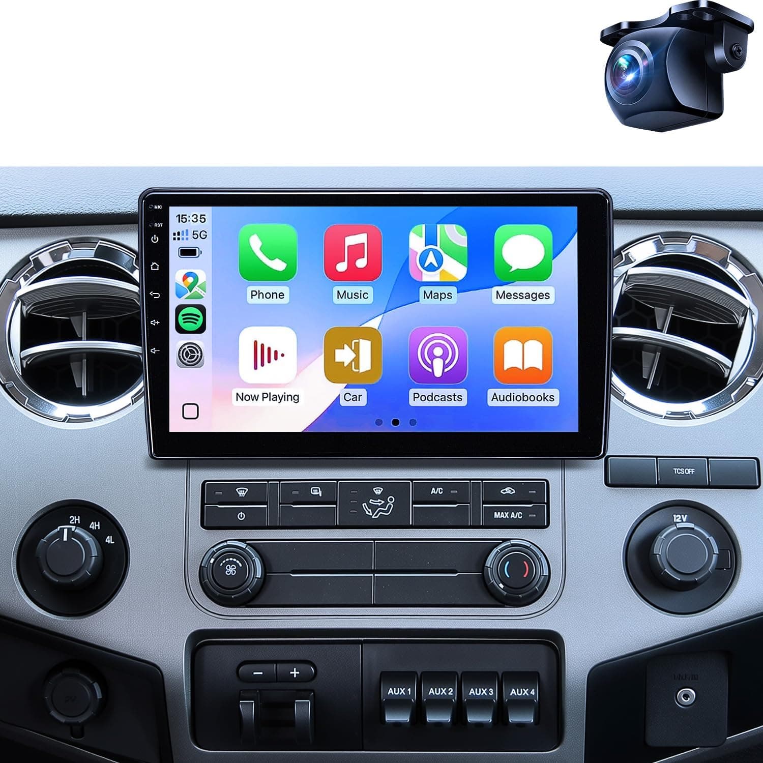 WOONAVI 10.2in Android 13 Car Stereo Ford F150 2004-2008 4GB 64GB CarPlay