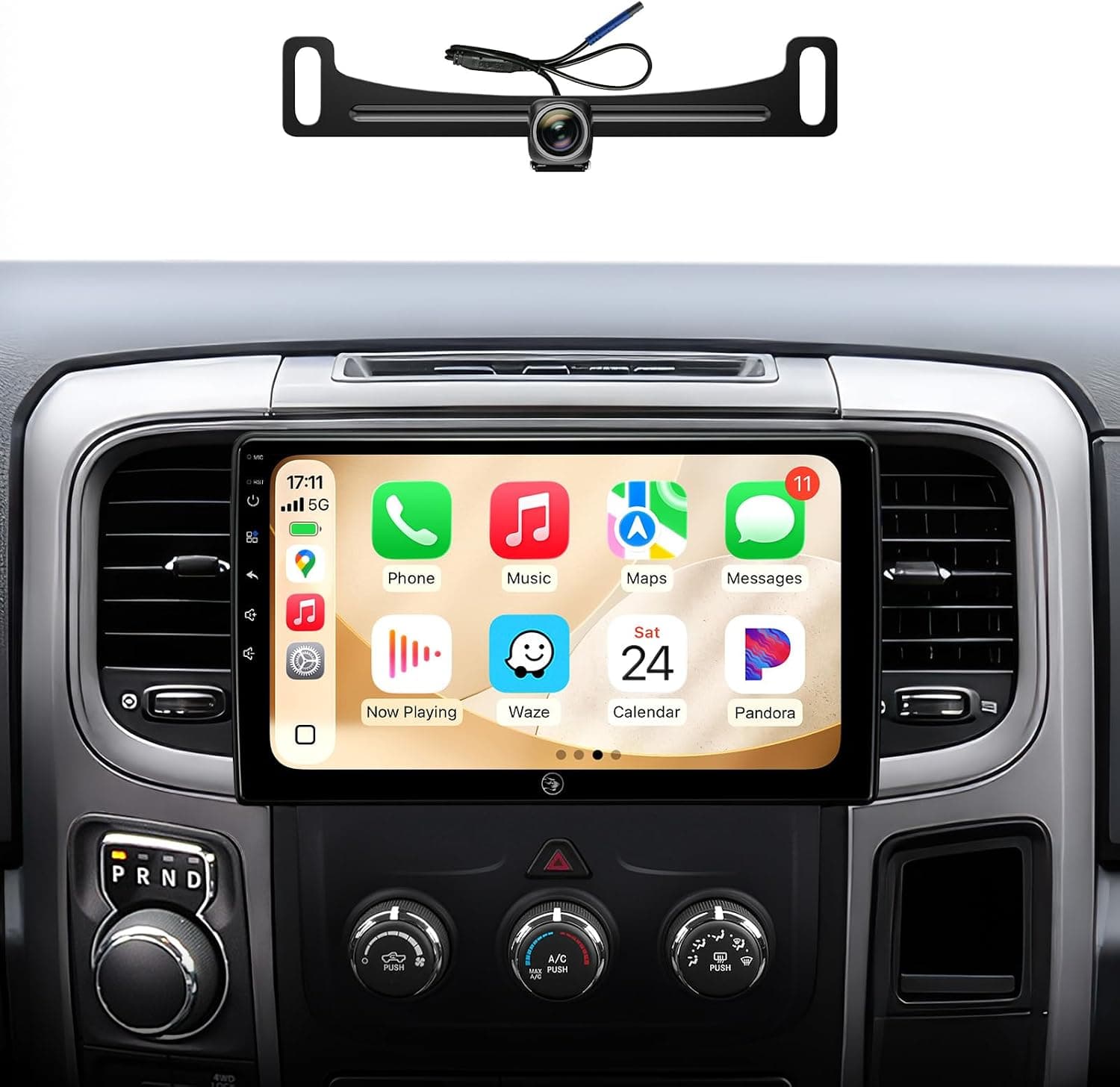 AINAVI A4 Android 13 Radio Dodge Ram 1500 2500 3500 2013-2018 64GB