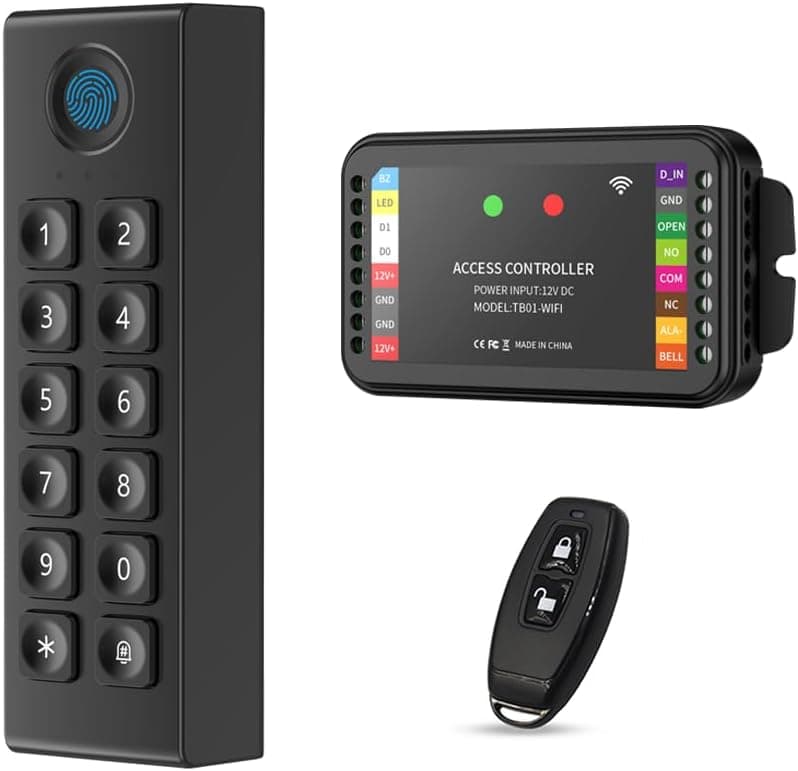 BSTUOKEY Fingerprint RFID Access Control Keypad Controller Kit TT Lock Black