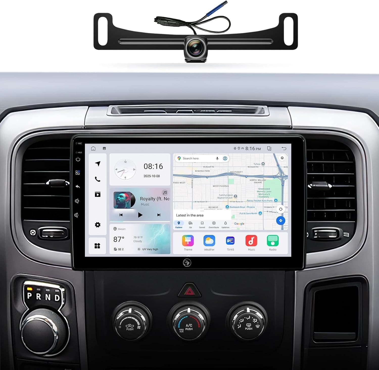 Video In-Dash Units w/GPS Dodge Ram Car Radio Kit Set Bundle Ready Series System