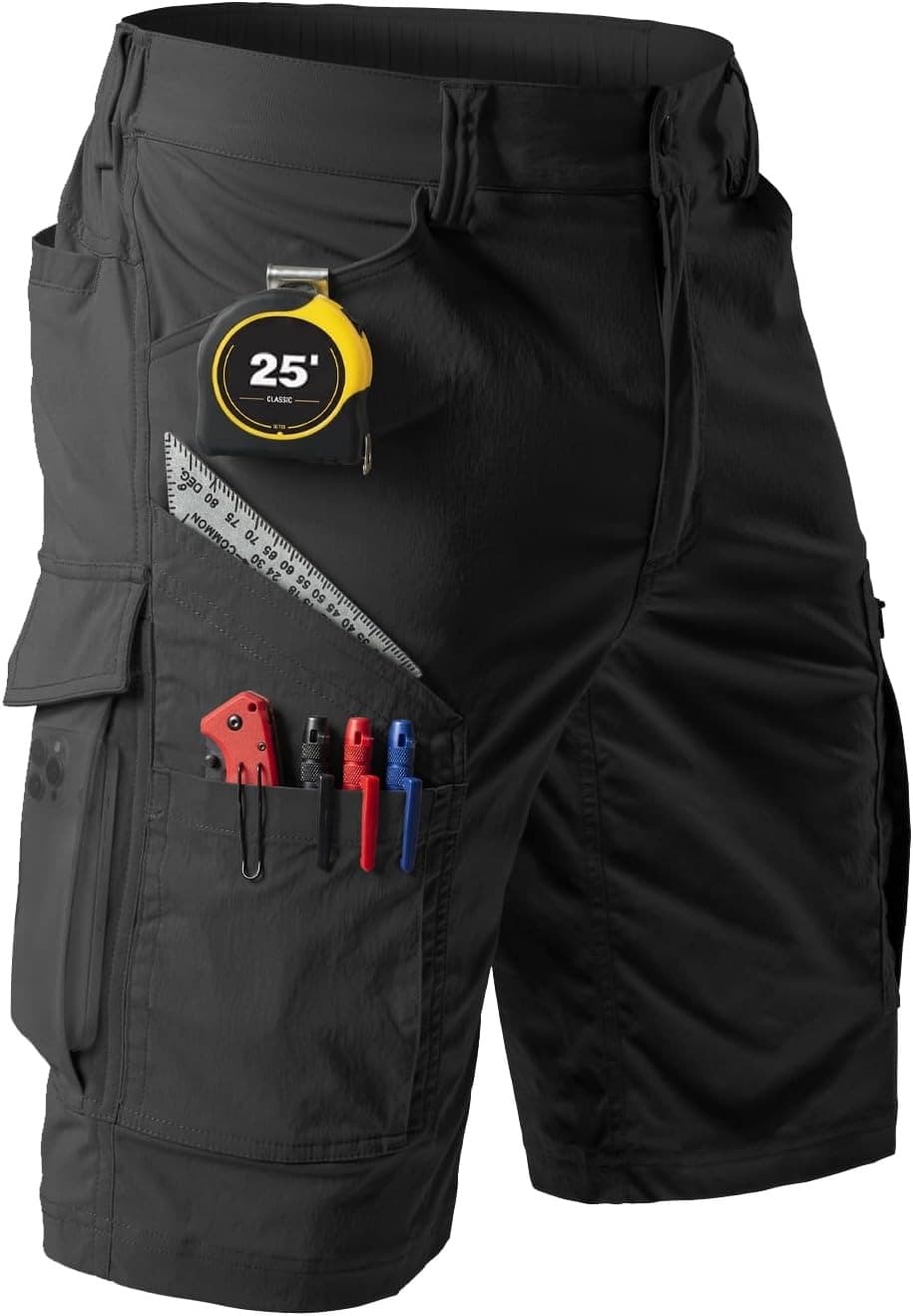 Shorts Black Mens Work Shorts Kit Set Bundle Ready Series System OEM Truck Audio