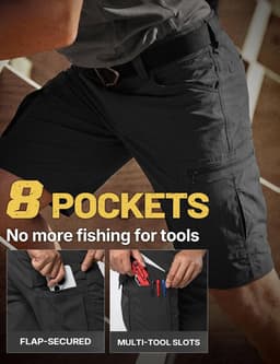 Shorts Black Mens Work Shorts Kit Set Bundle Ready Series System OEM Truck Audio gallery image 3
