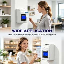 Time Clocks Time Clock Employee Time Clock Punch Machine 50 Piece Time Card Kit gallery image 4