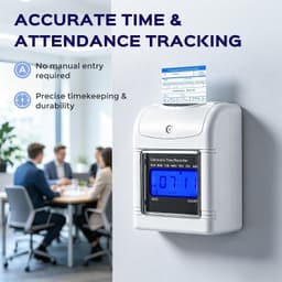 Time Clocks Time Clock Employee Time Clock Punch Machine 50 Piece Time Card Kit gallery image 6