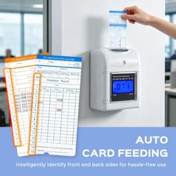 Time Clocks Time Clock Employee Time Clock Punch Machine 50 Piece Time Card Kit gallery image 7
