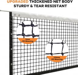 Nets Standard Court Tennis Net Kit Set Bundle Ready Series System Truck Wireless gallery image 3
