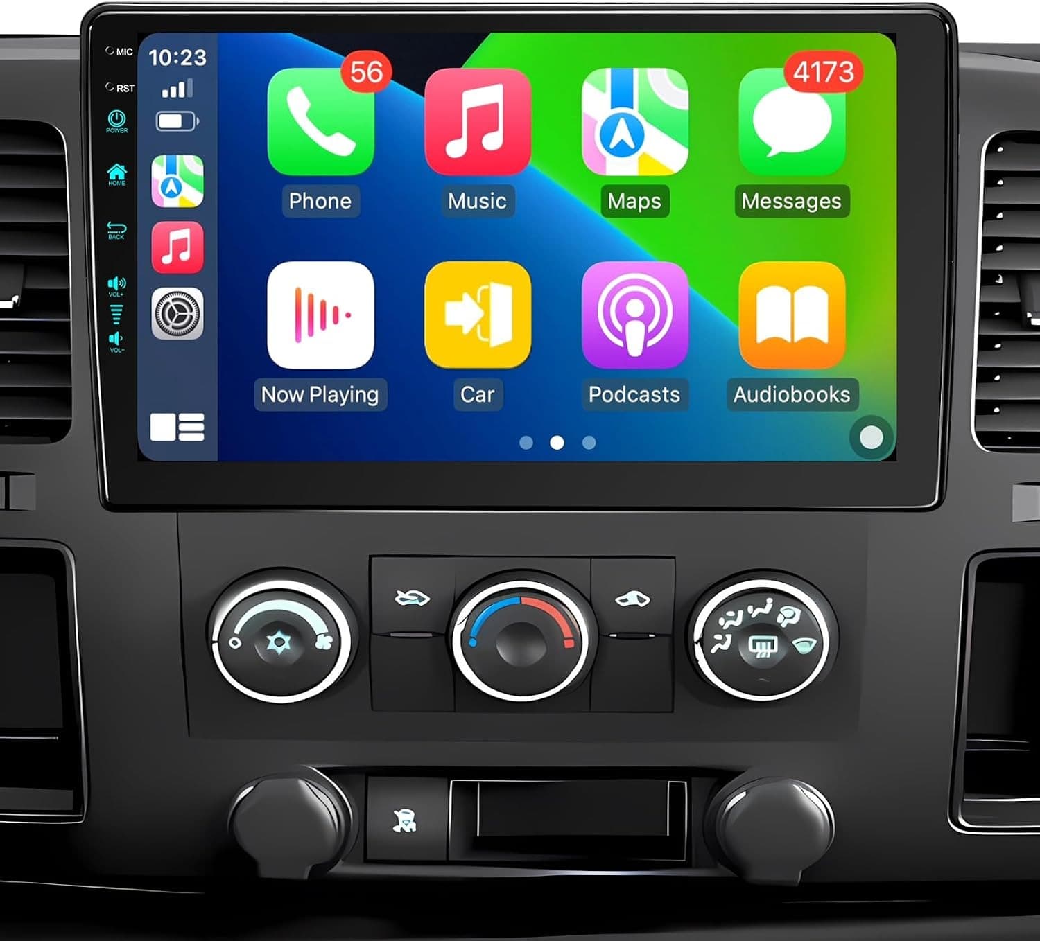 Video In-Dash Units w/GPS 10.2 Inch Car Radio Chevy Silverado GMC Sierra Kit Set