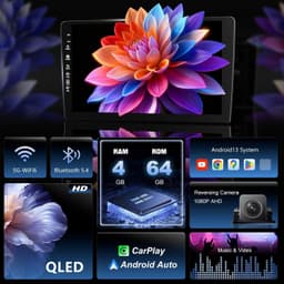 Android 13 Car Stereo Wireless CarPlay Android Auto Upgrade Toyota Camry GPS Kit gallery image 3