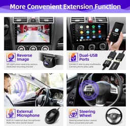 Android 13 Car Stereo Wireless CarPlay Android Auto Subaru Forester Impreza WRX gallery image 5