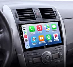 9in Android 13 Car Stereo Wireless CarPlay Android Auto Toyota Corolla 08-13 GPS gallery image 1