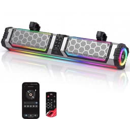 KEMIMOTO Midnight S80 Gen2 31.5in 10-Speaker UTV Soundbar RGB IP66 gallery image 1