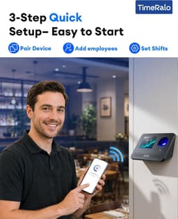Time Clocks Cloud Time Clock Small Business Remote Access Auto Report | Fingerpr gallery image 7