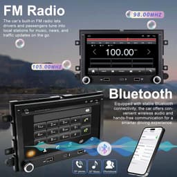 Video In-Dash Units w/GPS 2004 Car Radio Ford F 150 2004 2008 F250 F350 2006 Kit gallery image 5