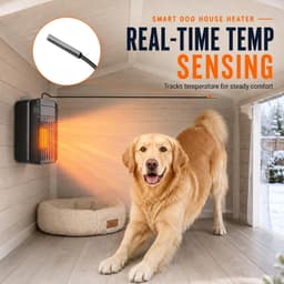 Dog Houses Outdoor Pet House Heater 500W WiFi APP Controlled Dog House Heater Th gallery image 2