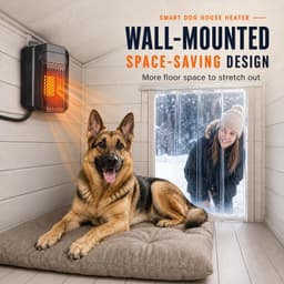 Dog Houses Outdoor Pet House Heater 500W WiFi APP Controlled Dog House Heater Th gallery image 4
