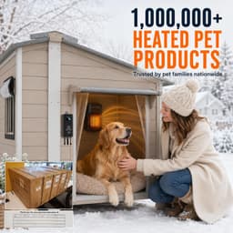 Dog Houses Outdoor Pet House Heater 500W WiFi APP Controlled Dog House Heater Th gallery image 5