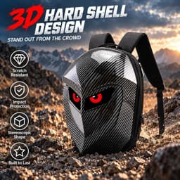 Laptop Cases & Bags Carbon Fibre | View order LED Motorcycle Backpack App Contro gallery image 4