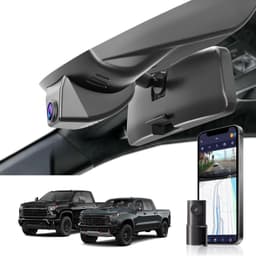 Video In-Dash Units w/GPS 2022 OEM Style Front & Rear 1080P Dash Cam Chevy Silve gallery image 1
