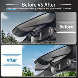 Video In-Dash Units w/GPS 2022 OEM Style Front & Rear 1080P Dash Cam Chevy Silve gallery image 2