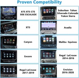 Video In-Dash Units w/GPS CarPlay & Android Auto Kit Cadillac GMC Buick Chevrole gallery image 3